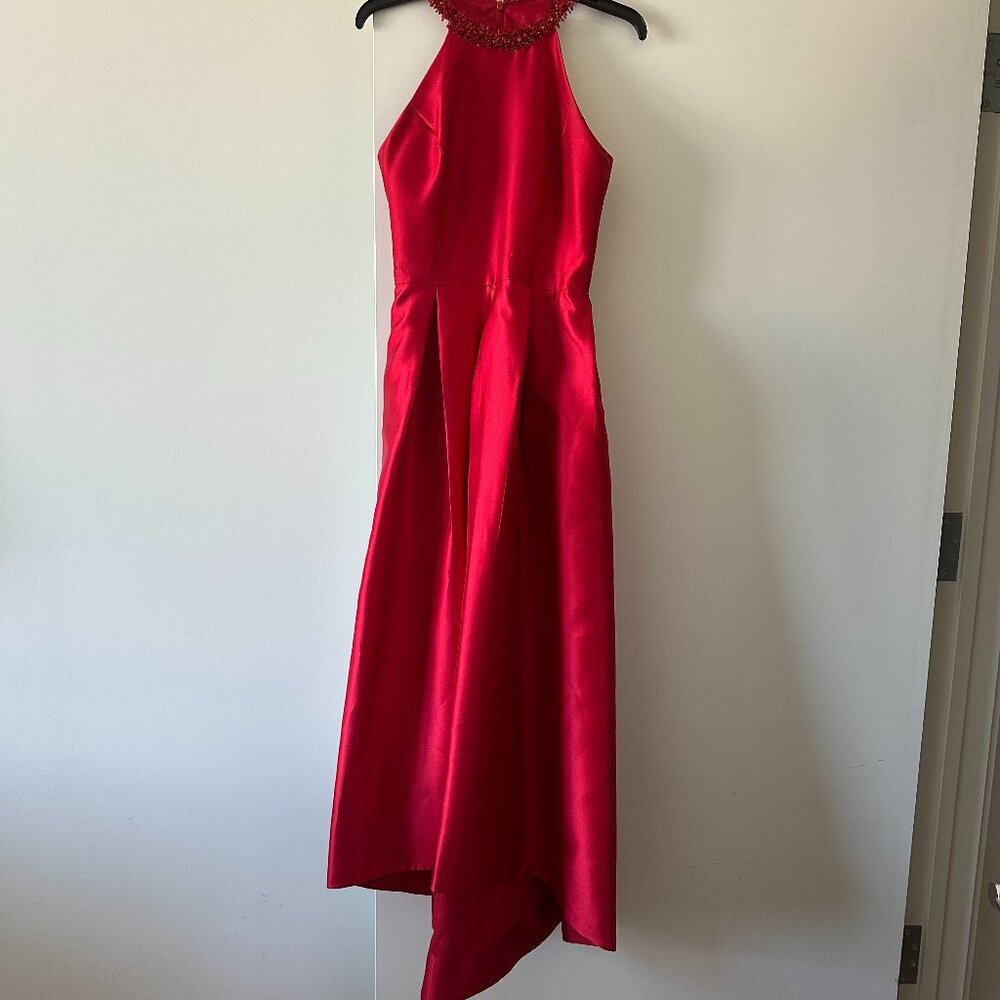 Carmen Marc Valvo Red Formal Dress - Size US 6